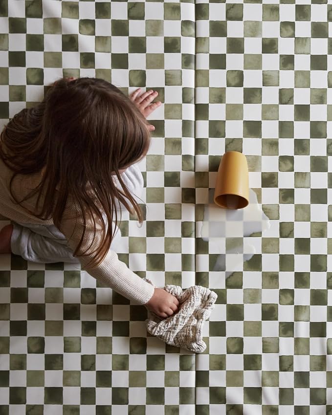 House of Noa Tumbling Baby Play Mat for Floor ??Foldable Foam Playmat for Babies & Kids, Non-Toxic Wipeable Baby Mat