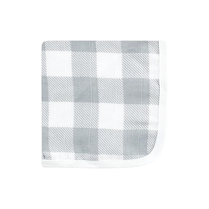 Hudson Baby Unisex Baby Cotton Muslin Washcloths, Woodland, One Size