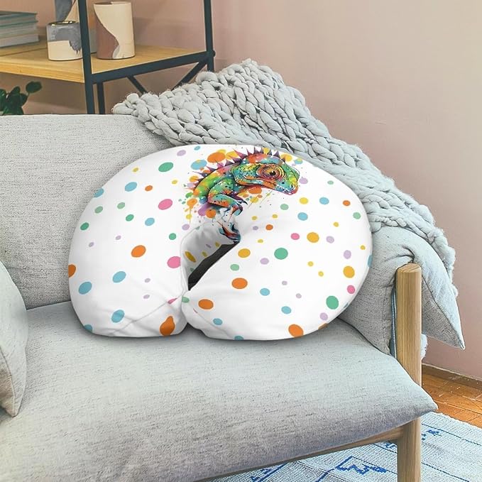Lizard Spot Nursing Pillow Covers, Nursing Pillow Slipcovers Breastfeeding Newborn Infant Feeding Cushion Cover Case