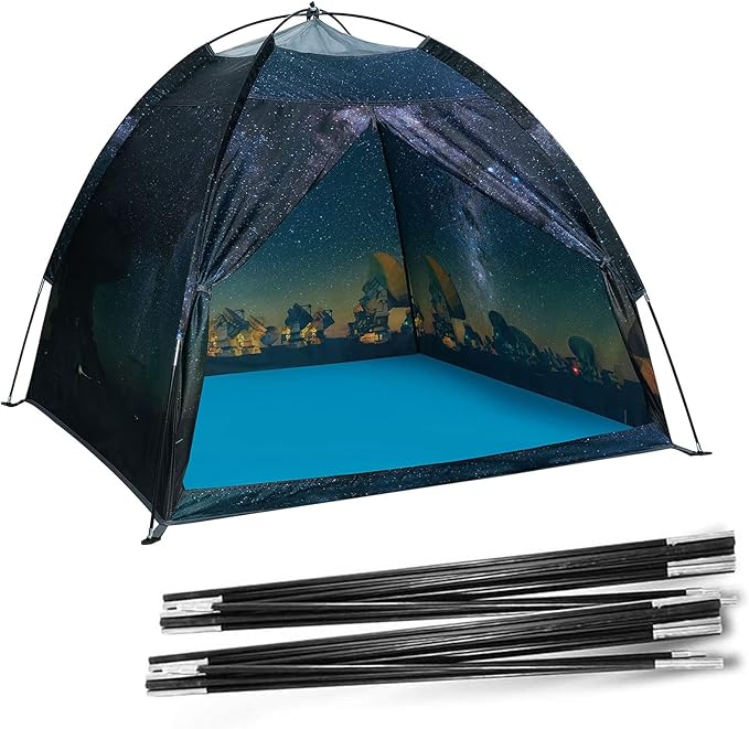 Kids Play Tent Poles 60??60??44??Replacement Poles for Child Tent Fiberglass Poles for Space World/Galaxy/Observatory/Dinosaur Style,Length 132"