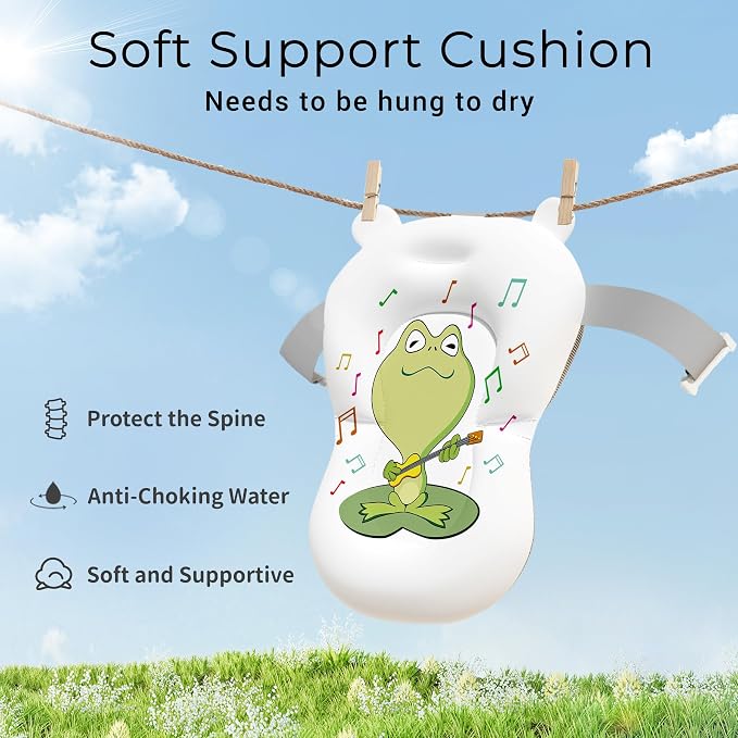 BUNWAG Baby Bathtub,Collapsible Newborn Bathtub for Infant to Toddler with Soft Cushion and Thermometer,Portable Travel Newborn Tub with No-Slip Feet,Baby Shower Gifts,0-12 Months Babybath,Bright Pink