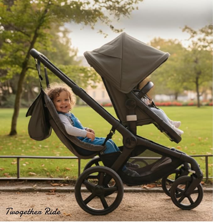 Hammock Seat Attachment. Alternative for Universal Stroller Board if You Need a Double Stroller for Infant and Toddler or Toddler Stroller 3-5 Year Old. Alternative for Stroller for Toddler