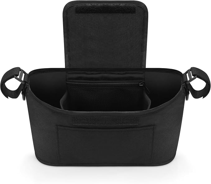 Accmor Universal Stroller Organizer, Stroller Bag Caddy Organizer, Stroller Organizer Accessories for Uppababy, Baby Jogger, Nuna, Doona, Britax Strollers