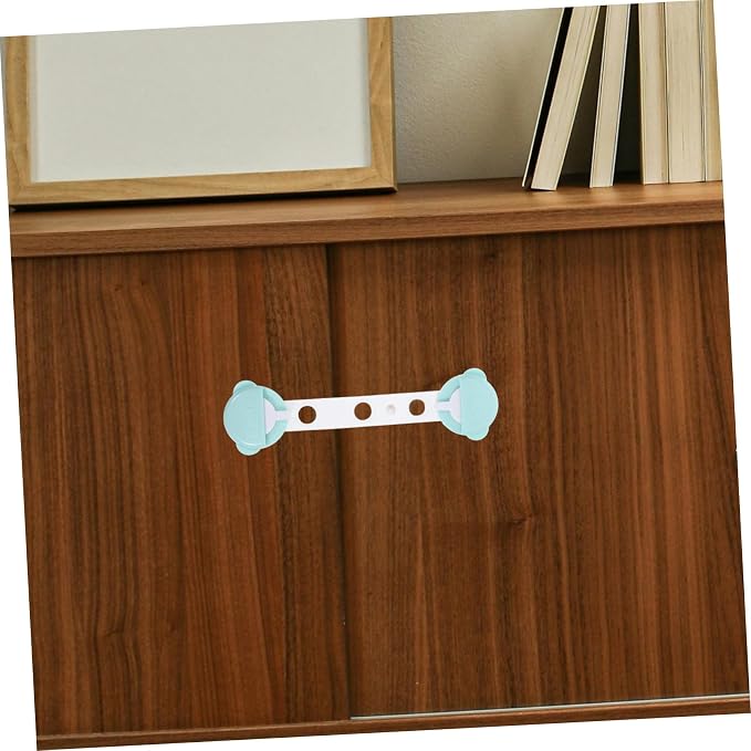 3pcs Baby Safety Cabinet Locks Child Proofing Drawer and Fridge Locks Animal Motif Adjustable Easy to Install Sturdy for Toddlers