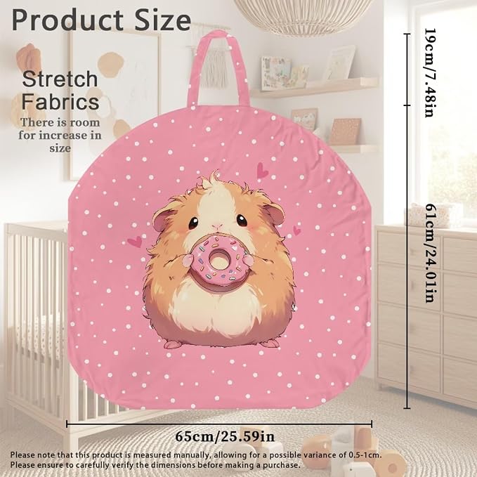 Cute Guinea Pig Nursing Pillow Cover for Breastfeeding Pillows Breastfeeding Pillow Slipcovers for Baby Boys & Girls Ultra Soft Infant Nursing Pillowcase for Newborn