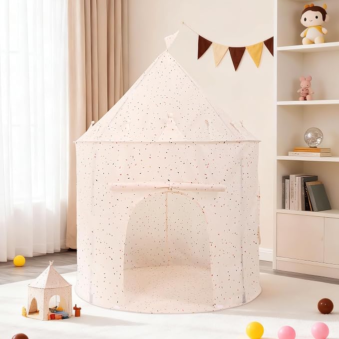 Pop Up Kids Play Tent | Children Indoor Castle Playhouse for Toddlers, Boys & Girls, Age 3-10 |, 41" x53"