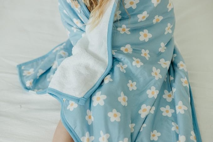 Copper Pearl Hooded Bath Towels Premium Knit/Terry Cloth Toddler Towels with Hood, Pockets, and Cool Designs - Great to Gift and Make Bath Time Fun - Big Kids Hooded Towel, Della