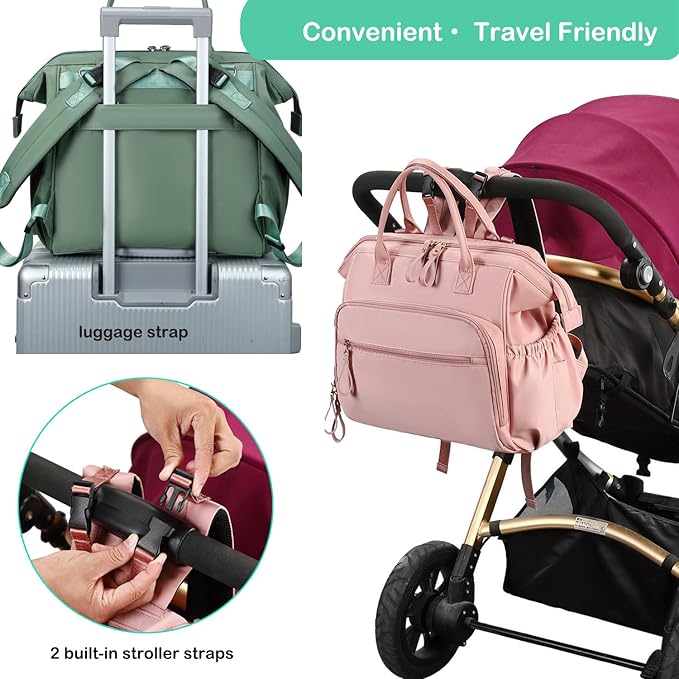 LORADI Large Diaper Bag Tote, Hospital Bag, Baby Shower Gifts