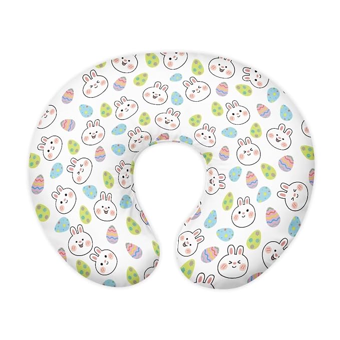 Cartoon Rabbit Nursing Pillow Covers for Breastfeeding Pillow, Cozy Nursing Slipcover Breastfeeding Pillow Covers for Breastfeeding Mom