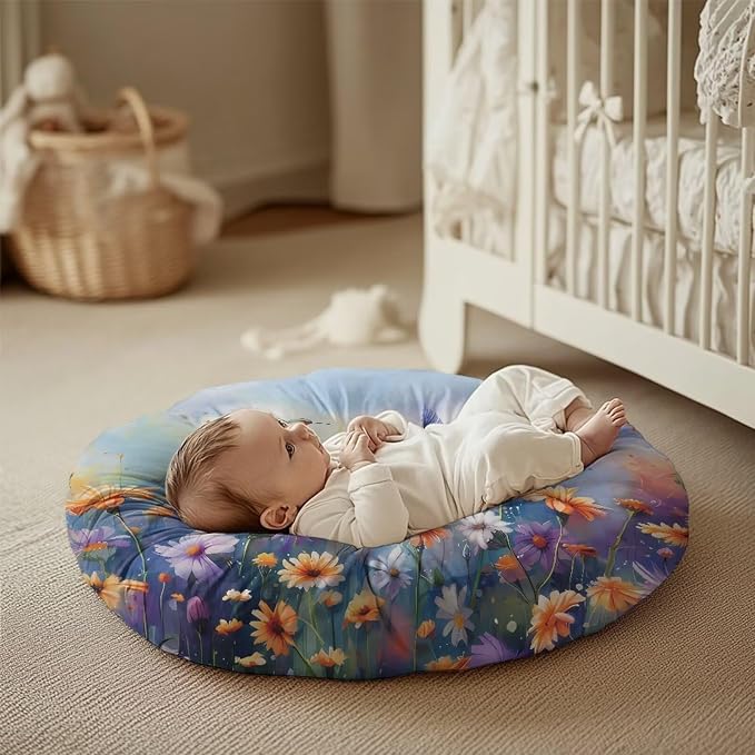 Elegant Hummingbird Stretchy Nursing Pillow Covers Breast Feeding Pillows Covers for Moms Ultra Soft Snug Fits On Infant Nursing Pillow Nursing Pillow Case for Newborn
