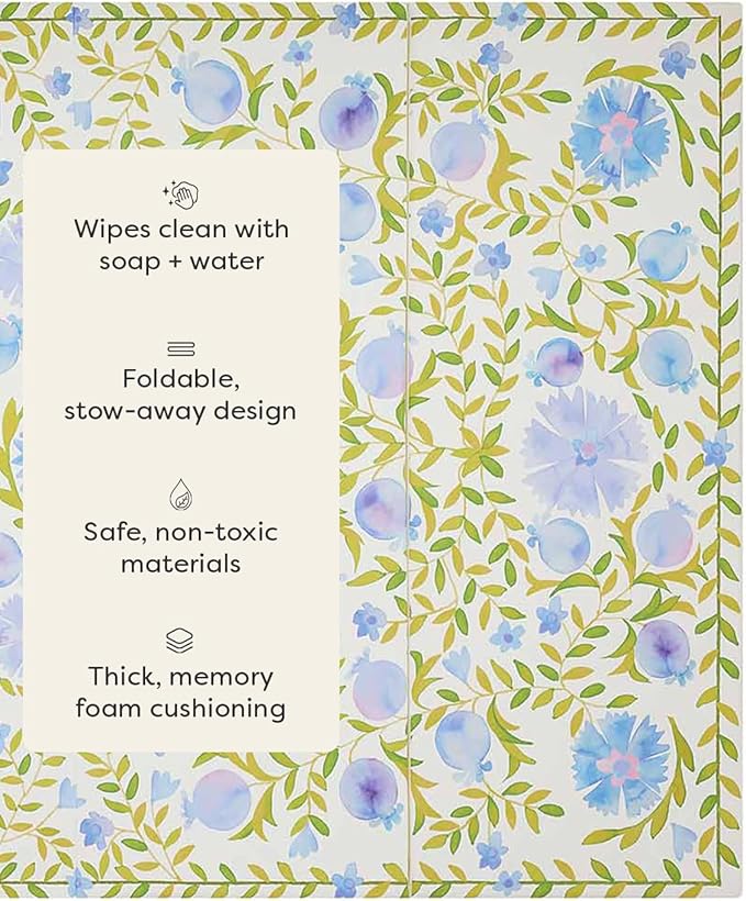 House of Noa Tumbling Baby Play Mat for Floor ??Foldable Foam Playmat for Babies & Kids, Non-Toxic Wipeable Baby Mat