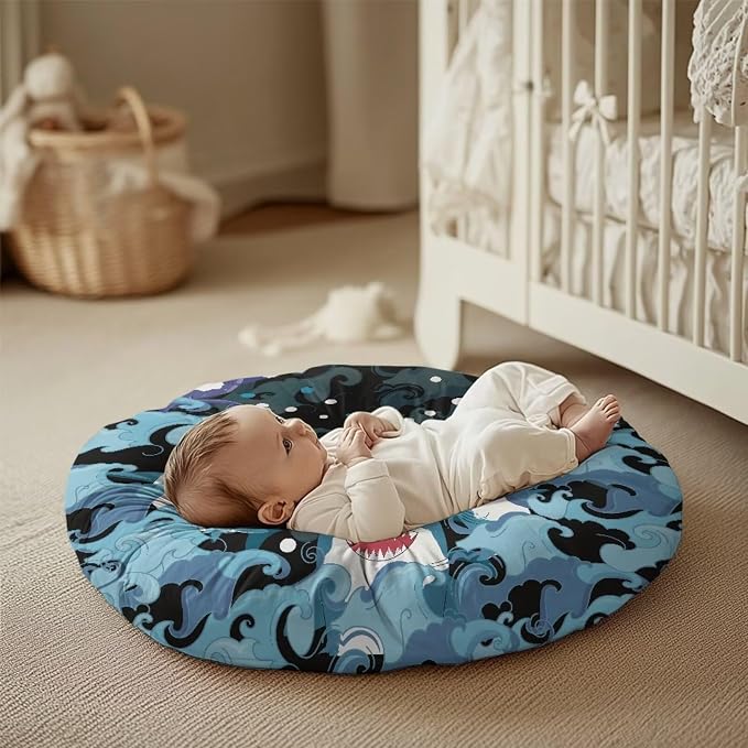 Shark Nursing Pillow Cover Neutral Breastfeeding Pillow Cover Fits 26in*24in Nursing Pillow for Baby Boy Girl Neutral Baby Nursing Pillow Cover Newborn Gift Choice for Mom