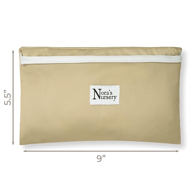 Nora?™s Nursery Portable Baby Diaper Changing Pad - Waterproof Foldable Changing Mat for On-The-Go Diaper Changes - Travel Friendly, Easy Clean, Soft & Durable for Infants and Toddlers - Latte