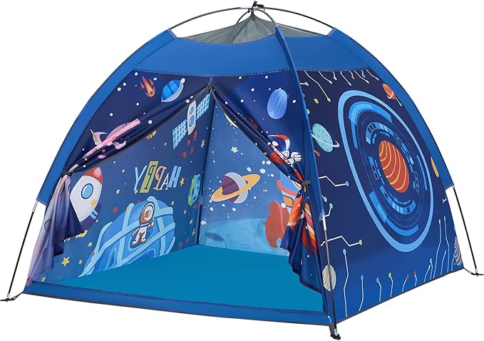 Mnagant Space World Play Tent Galaxy Dome Playhouse for Boys and Girls Imaginative Play-Astronaut Space for Kids Indoor and Outdoor Fun, Perfect Kid?™s Gift- 47" x 47" x 43"