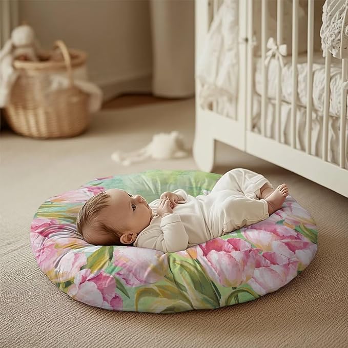 Cute Bunny Nursing Pillow Cover for Breastfeeding Pillows Breastfeeding Pillow Slipcovers for Baby Boys & Girls Ultra Soft Infant Nursing Pillowcase Pillow Case for Newborn