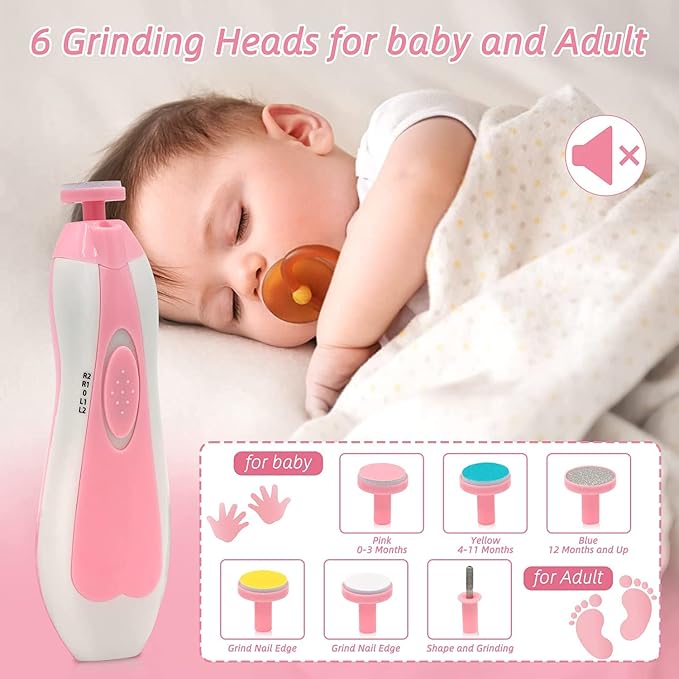 Baby Healthcare and Grooming Kit for Newborn Kids, 31PCS Upgraded Safety Baby Care Kit, Newborn Nursery Health Care Set, Baby Care Products (Pink（31PCS)
