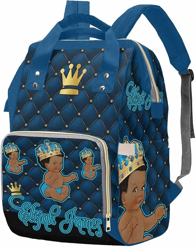D-Story Personalized Name Customized Name Fashion Compartment Customize Diaper Bag Personalized Diaper Bags For Girls