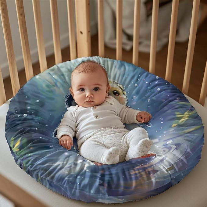 Cute Penguin Nursing Pillow Cover Case Plush Breathable Breastfeeding Pillow Slipcover Fits Nursing Pillow Super Soft Snug Positioners for Baby Boy Baby Girl Nursing Covers