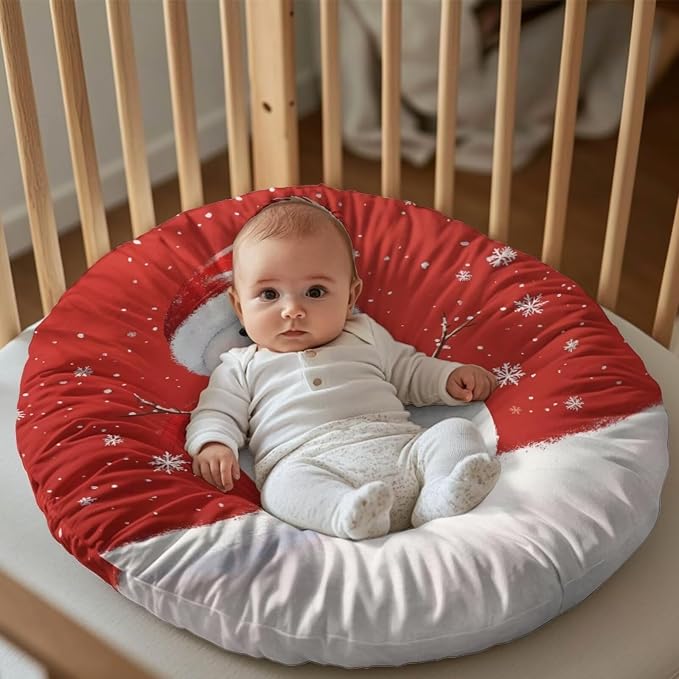 Snowman Nursing Pillow Cover Neutral Breastfeeding Pillow Cover Fits 22.6in*24in Nursing Pillow for Baby Boy Girl Neutral Baby Nursing Pillow Cover Feeding Pillow Cover