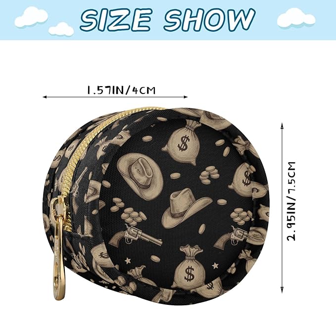 Western Cowboy Black Print Pacifier Holder Case for Diaper Bag Portable Travel Pacifier Storage Case with Clip Pacifier Storage Container for Outdoor Purse Baby Girls Boys