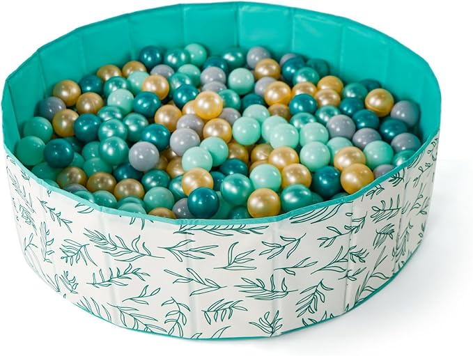 40Inch Kids Ball Pit, Foldable & Portable & Reusable Balls Pool for Toddlers,Playpen/Fence for Baby, Play Pool for Dog, Indoor & Outdoor Use, Oversized