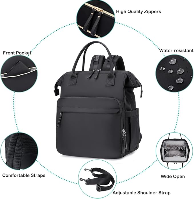 LORADI Large Diaper Bag Tote, Hospital Bag, Baby Shower Gifts