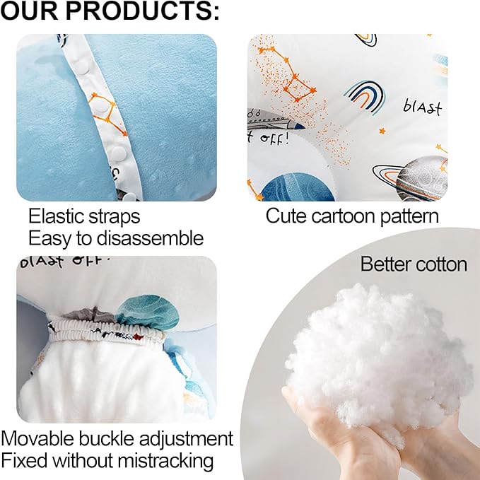 Wеdgе Pillow for Nеwborns,Adjustable 45 Dеgrееs to Provide Front and Rear Support,it Provides a Comfortable Sleeping Experience and is Suitable for Travel Daily use