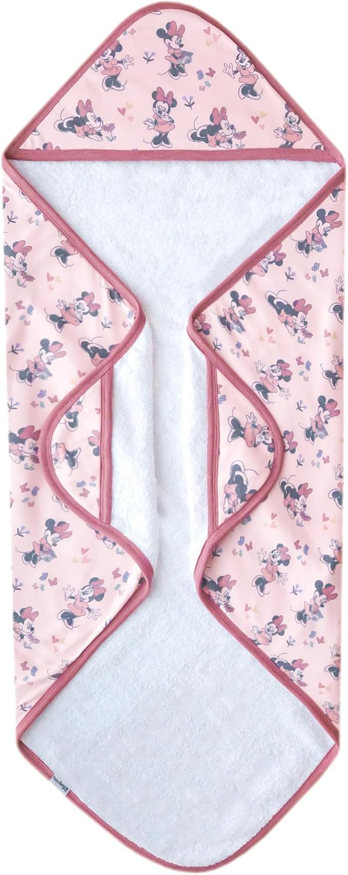 Copper Pearl Premium Knit Hooded Bath Towel Minnie Mouse