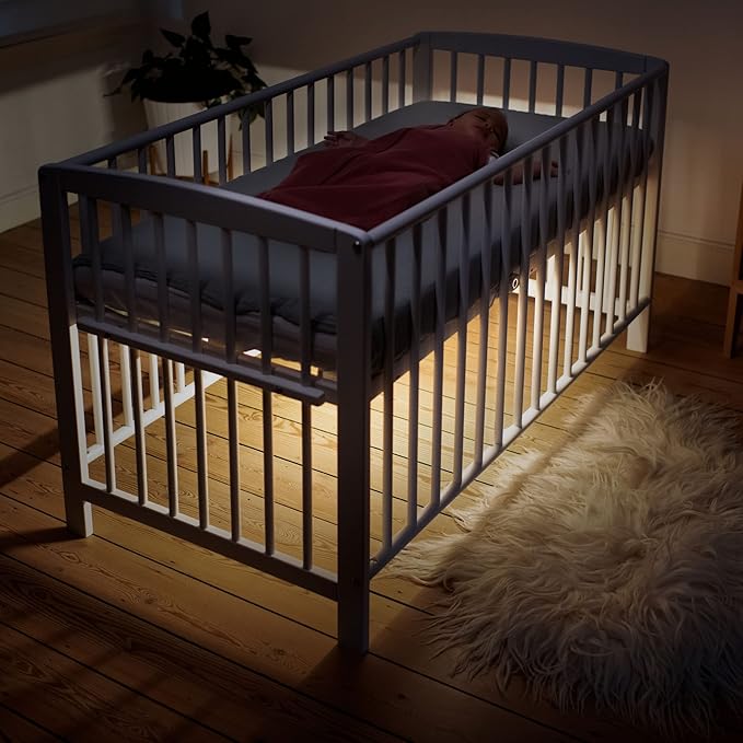 Safety 1st Connected Under Crib Smart Light ??Motion Activated Night Light, Dimmable and Full Color Control, Nursery and Bedroom Lighting, Wi-Fi Enabled, iOS and Android Compatible
