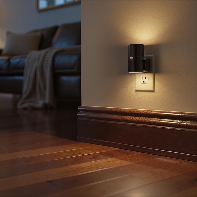 Briignite Motion Sensor Night Light,Motion Activated Plug in Night Lights, 0-100LM Dimmable Soft White 3000K, Motion Sensor Light Indoor for Bathroom Hallway Bedroom Stairway Kid Elderly Pet