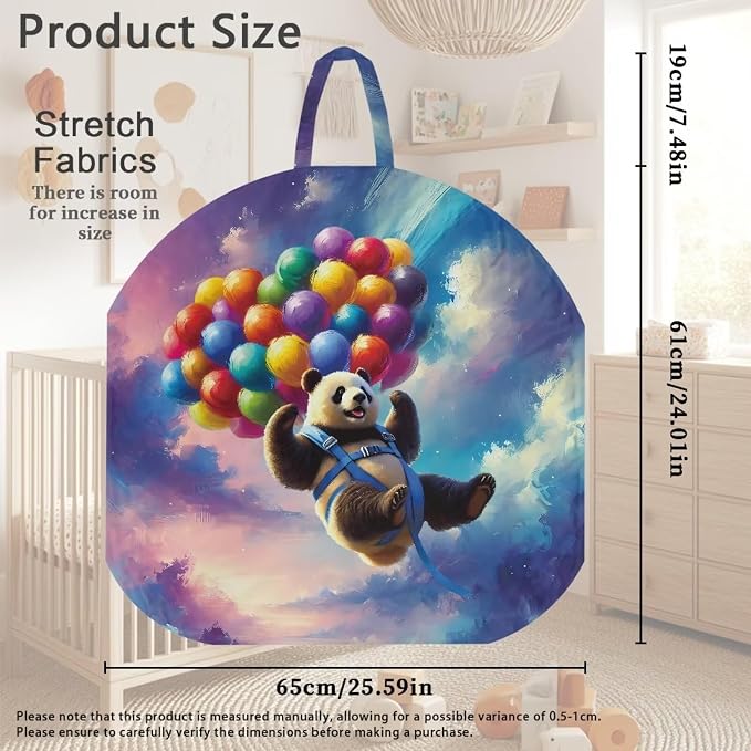 Cute Panda Nursing Pillow Cover for Breastfeeding Pillow Ultra Soft and Cozy Nursing Pillow Slipcovers,Nice Newborn Gift Best Choice for Mom or Baby Pillow Not Included
