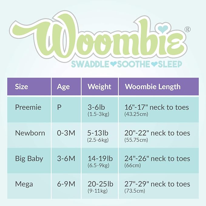 Woombie Convertible Baby Swaddle Blanket, Converts to Wearable Blanket for Babies Up to 3 Months, Stardust Elephant, 5-13 lbs, Gray