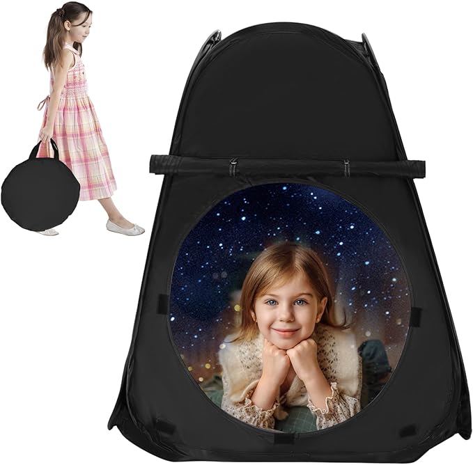 Sensory Tent for Kids 30.7 * 30.7 * 34.6 in - Portable Pop-up Play Tent for Calming Down & Improving Focus - Ideal for Children with Autism, ADHD, & Sensory Processing Disorder (SPD)