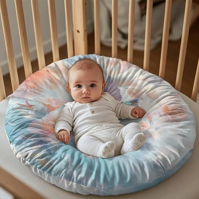 Hummingbird Nursing Pillow Cover Case Plush Breathable Breastfeeding Pillow Slipcover Fits Nursing Pillow Super Soft Snug Positioners for Baby Boy Baby Girl Nursing Covers
