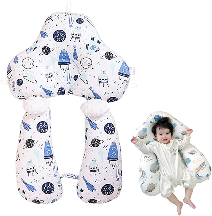 Wеdgе Pillow for Nеwborns,Adjustable 45 Dеgrееs to Provide Front and Rear Support,it Provides a Comfortable Sleeping Experience and is Suitable for Travel Daily use