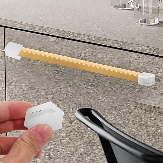 Veemoon 6pcs Silicone Anti-Collision Corner Drawer Pulls Child Proof Corner Guards Anti-Collision Corner Covers Corner Protector Safe Corner Guards Furniture Baby Table