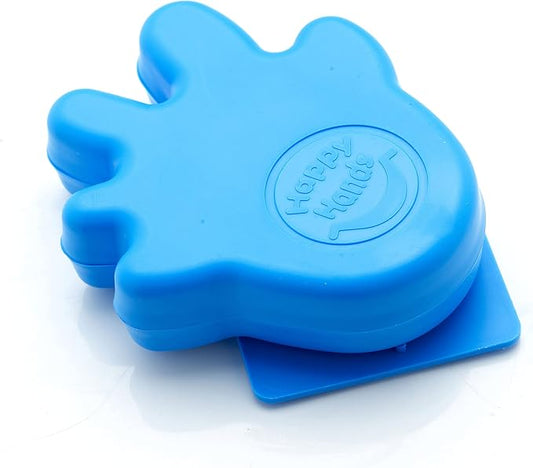Happy Hands Anti Slam Child Door Safety Finger Trap Stoppers - 2 Pack … (Blue)