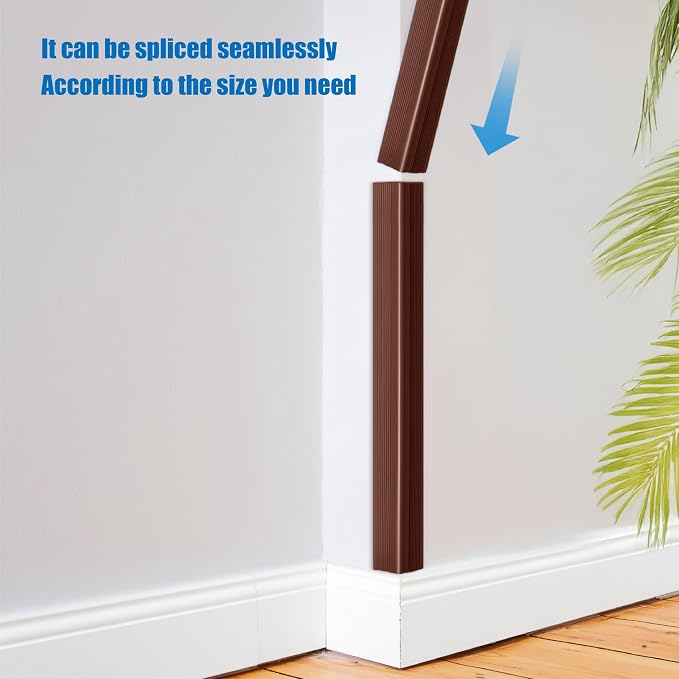 Wall Corner Protectors 4 Pack,1.57x1.57x23.62x0.12 inch PVC Double Side Proof Corner Guards for Sharp Edges, Self-Adhesive Corner Protectors for Home, Kindergarten,Thickness-3mm(0.12 in)
