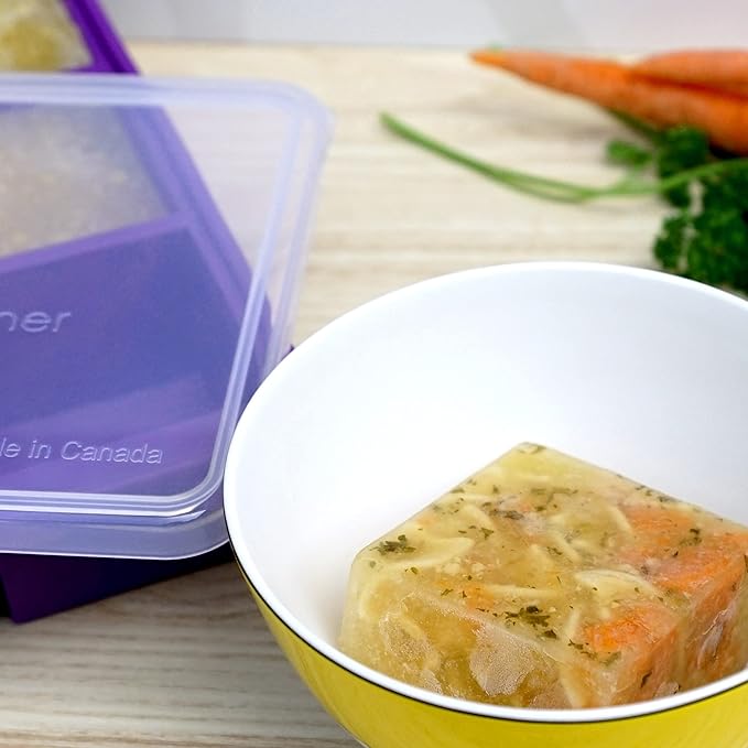 Shape+Store Soup Master 6-in-1 soup freezer container with lid, Storage & Freezer Container, Stores 6 cups of liquid, Pasta, Sauces, Soups, Desserts. Easy-To-Clean & Dishwasher Safe