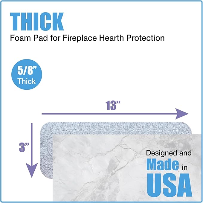 Kidkusion Soft Seat Edge Cushion | Made in USA | 120" | Taupe | Fireplace Safety Cushion | Hearth Pad