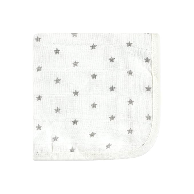Hudson Baby Unisex Baby Cotton Muslin Washcloths, Royal Safari, One Size