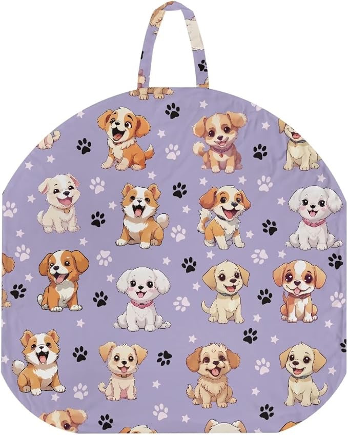 Cute Puppy Nursing Pillow Cover Floral Neutral Breastfeeding Pillow Cover Fits 26in*24in Nursing Pillow for Baby Boy Girl,Neutral Baby Nursing Pillow Cover Pillow Not Included