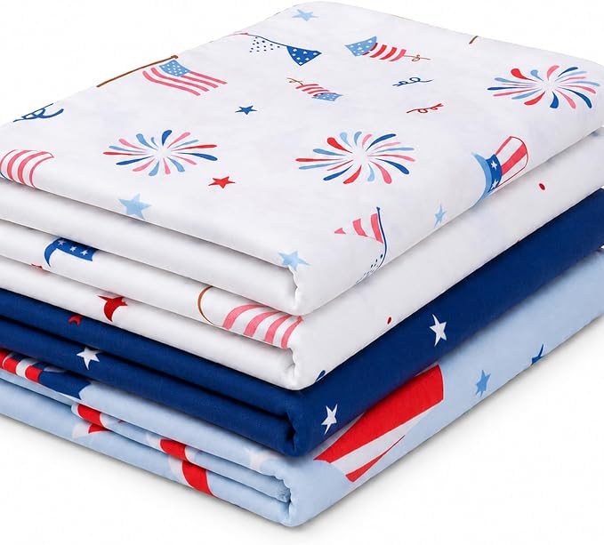 Premium 4-Pack Swaddle Blankets for Babies-Soft Lightweight 47"x47" Receiving Blanket, for Swaddling, Newborn Essentails