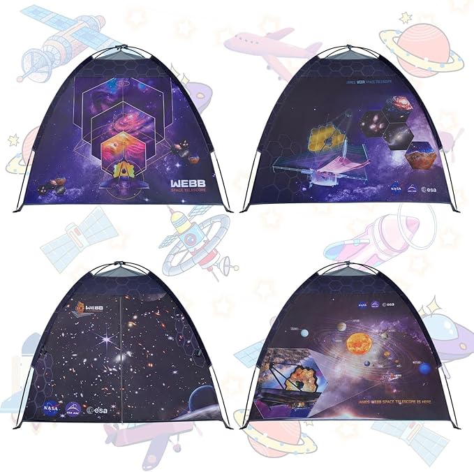 Mnagant James Webb Space Telescope Kids Play Tent Indoor & Outdoor for Boys and Girls(61" x 61" x 45")