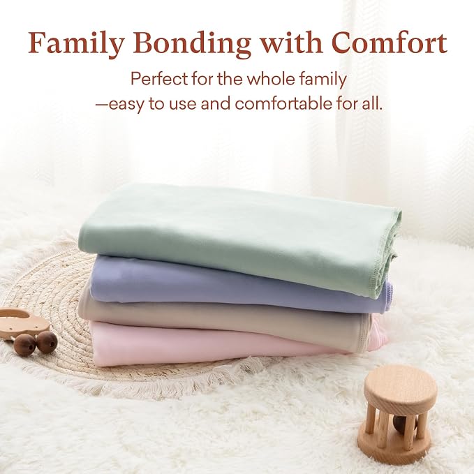 Premium 4-Pack Swaddle Blankets for Babies-Soft Lightweight 47"x47" Receiving Blanket, for Swaddling, Newborn Essentails