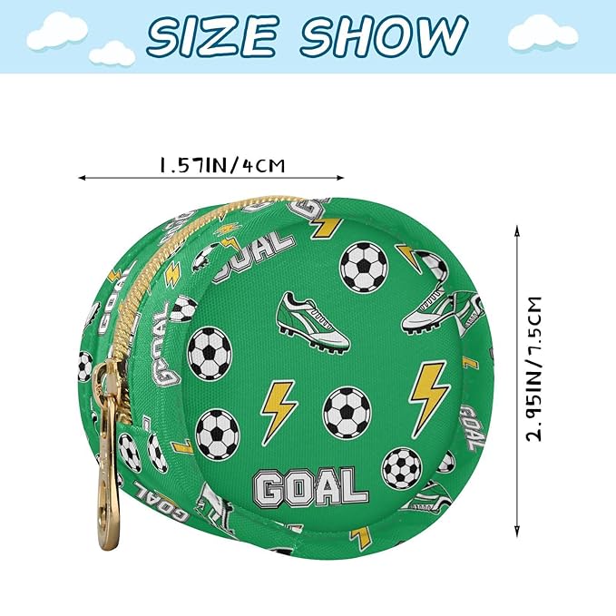 Soccer Shoes Flash Green Print Pacifier Holder Case for Diaper Bag Portable Travel Pacifier Storage Case with Clip Newborn Baby Pouch for Outdoor Purse Baby Boys Girls