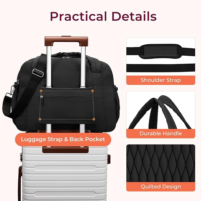 Telena Tote Diaper Bags, Travel Crossbody Large Capacity Hospital Bag for Women Labor Delivery with Pacifier Case