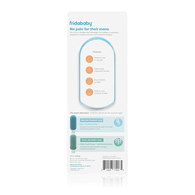 Frida Baby Fine or Straight Hair Detangling Kids Brush by