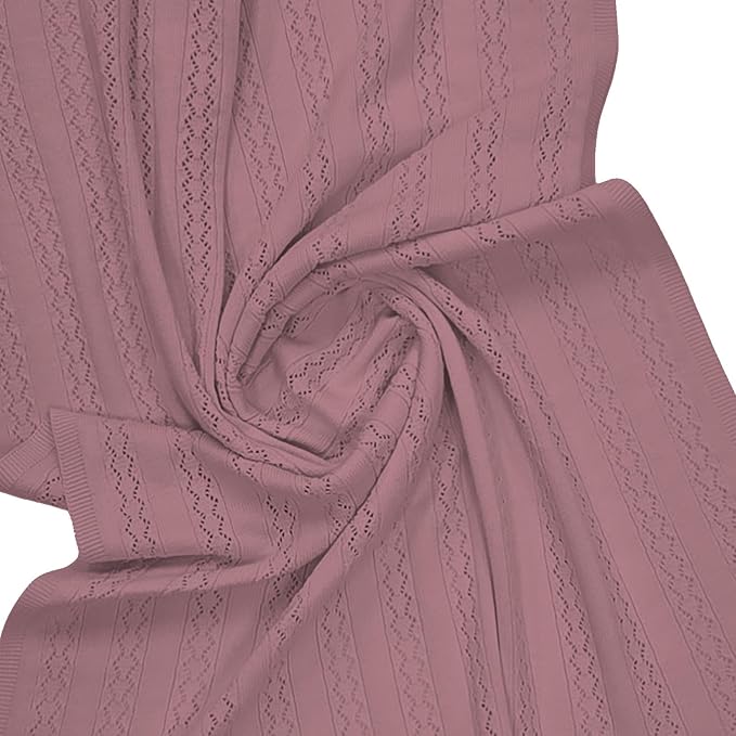 The Vintage Blanket - 100% Organic Cotton Baby Blanket, American Made, 30x40in - Bassinet, Crib, Stroller - Gift Registry Baby Shower for Newborns and Kids (Oat)