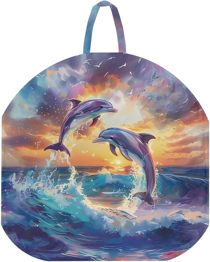 Dolphin Nursing Pillow Cover Breastfeeding Nursing Pillow Slipcovers Super Soft for Breastfeeding Moms Support for Breastfeeding Bottle Feeding and Bonding